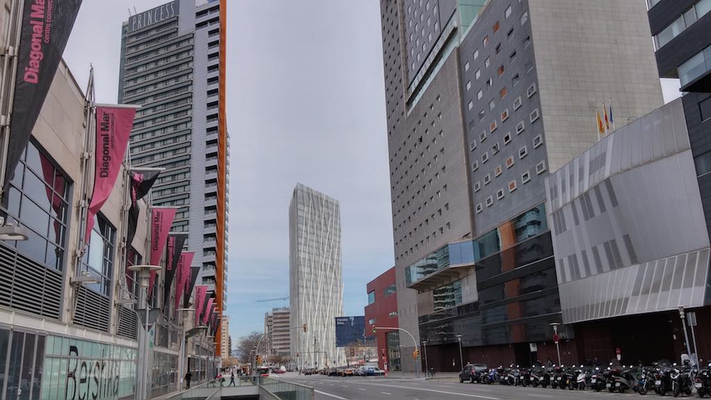 Stepping out in Barcelona’s Diagonal Mar district